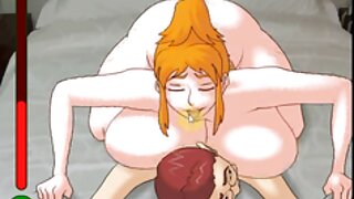 بڑے خربوزے کے ساتھ س ...